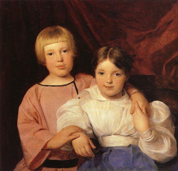 Ferdinand Georg Waldmuller Children China oil painting art